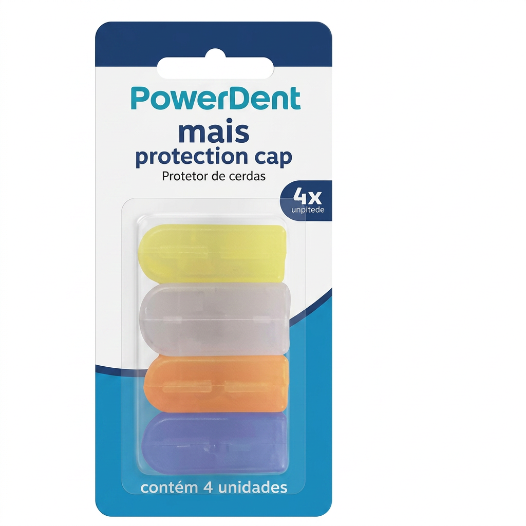 Protetor de Cerdas Powerdent Protection Cap — 4 un.