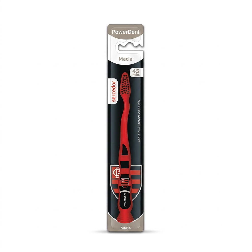 Escova de Dentes Infantil Powerdent Flamengo