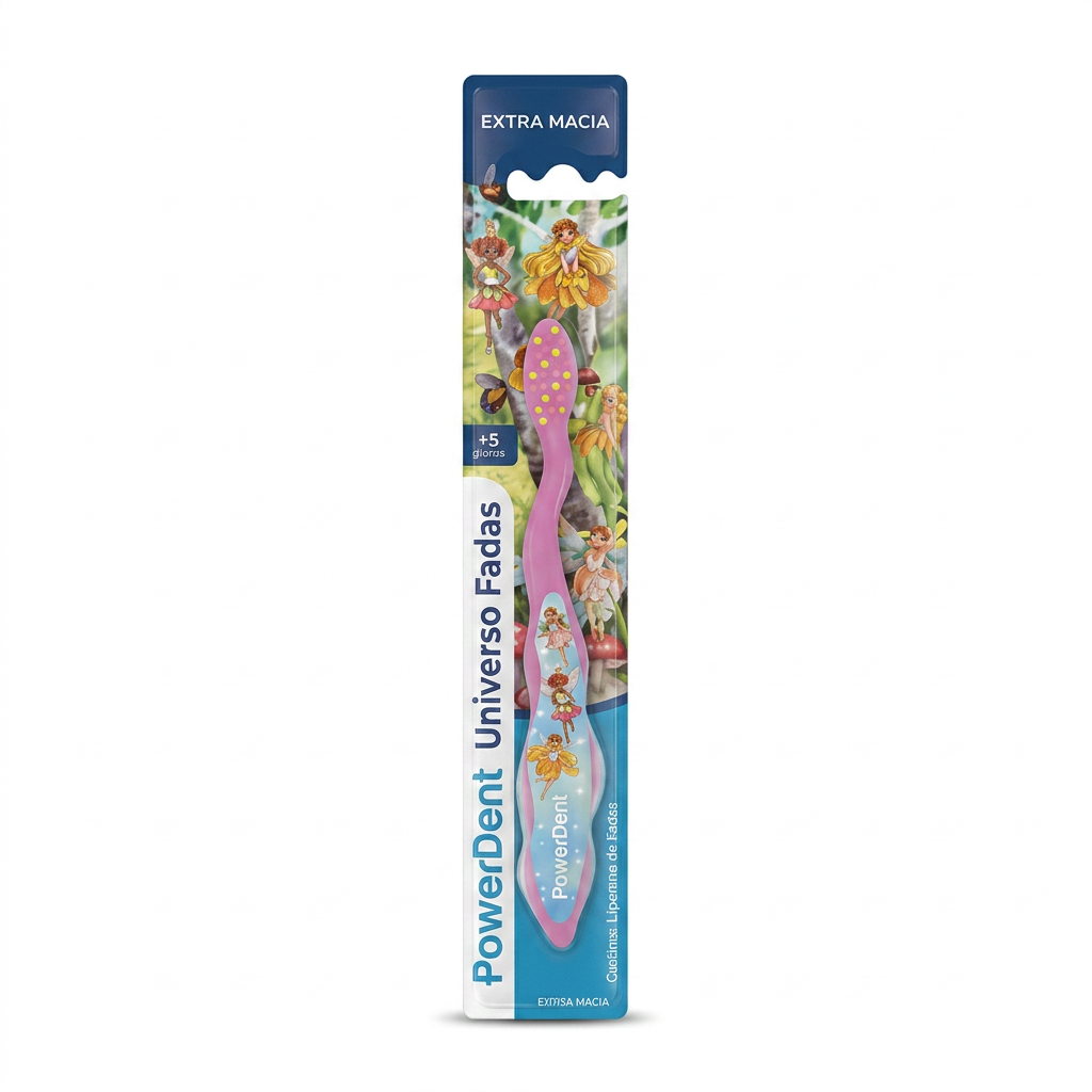 Escova de Dentes Infantil Powerdent Universo Fadas