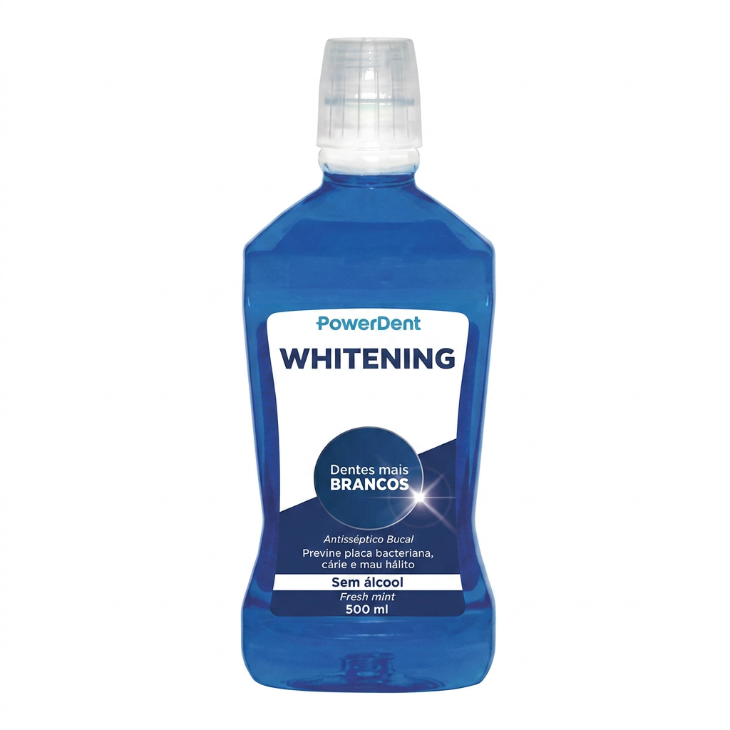 Antisséptico Bucal Powerdent ZA Whitening 500ml